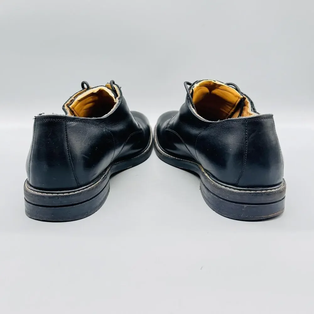 Cole Haan Shoes Mens 11 Black Leather Grand OS Derby Oxford Lace Up Dress Casual